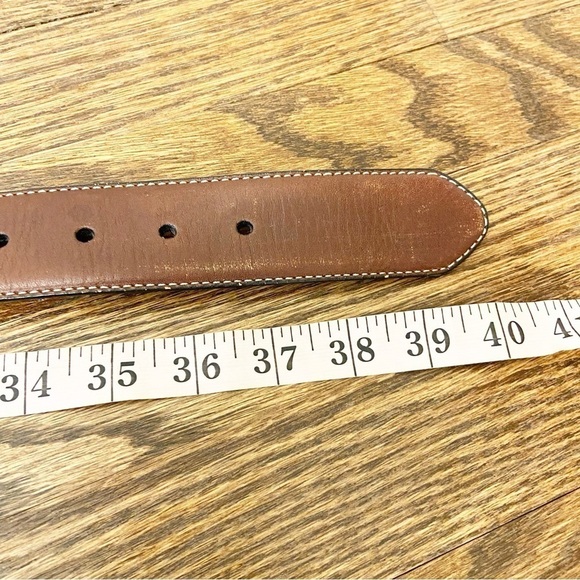 Levis | Mens Brown Leather Belt Size 34/85 - Picture 7 of 7
